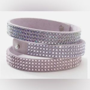 Swarovski Crystal Lavender Triple Wrap by Touchstone